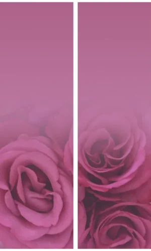 Trauerschleife mit Rosenmotiv - Symbol für Liebe und Zuneigung