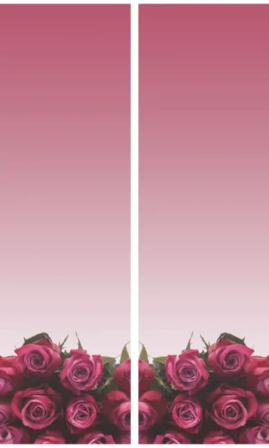 Trauerschleife mit Rosenmotiv - Symbol für Liebe und Zuneigung