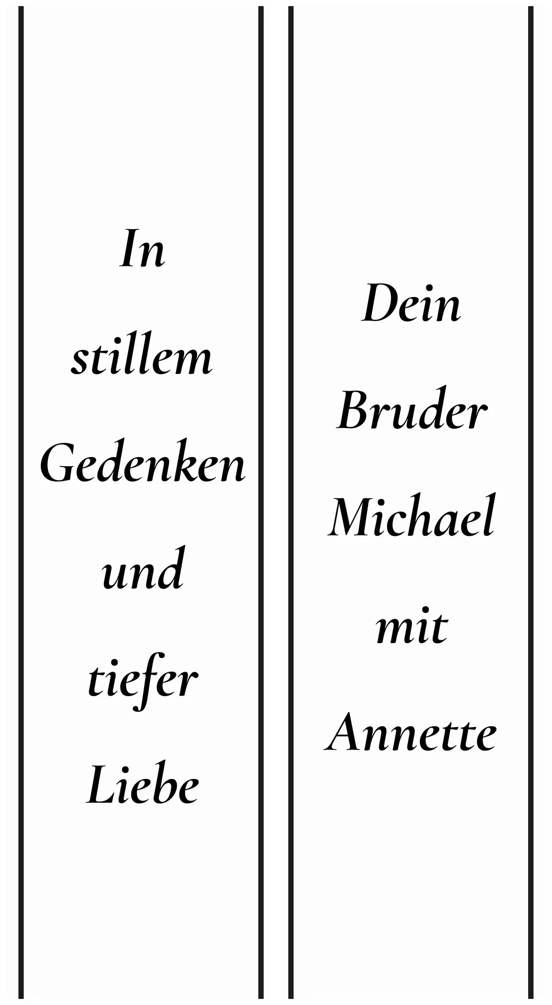 Unifarbene Trauerschleife weiß - Symbol für Reinheit, Frieden und Hoffnung