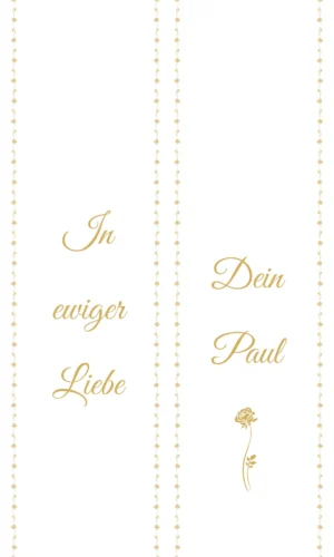 Unifarbene Kranzschleife weiß - Symbol für Reinheit, Frieden und Hoffnung