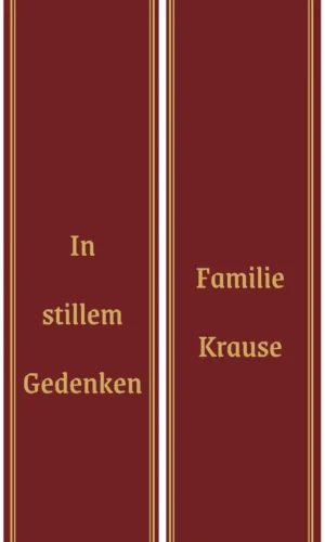 Unifarbene Kranzschleife bordeaux - Symbol für Würde, Eleganz und emotionale Verbundenheit