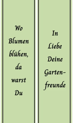 Unifarbene Grabschleife lindgruen - Symbol für Wiedergeburt, Hoffnung und Neuanfang