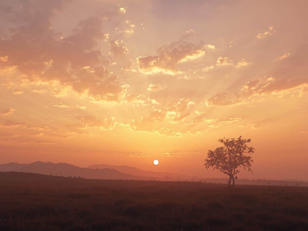 Trauersprüche_Symbolbild-Sonnenuntergang