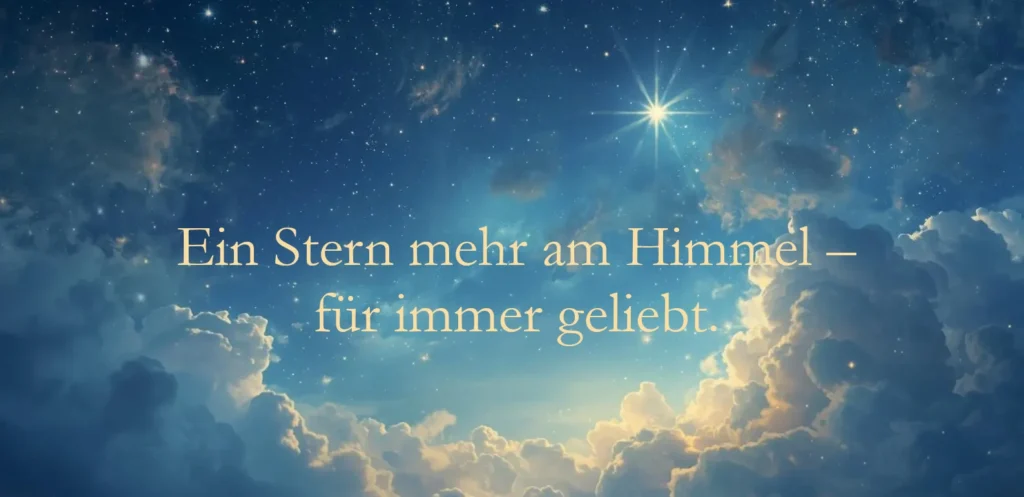 Trauersprüche_Symbolbild_Himmel-Stern